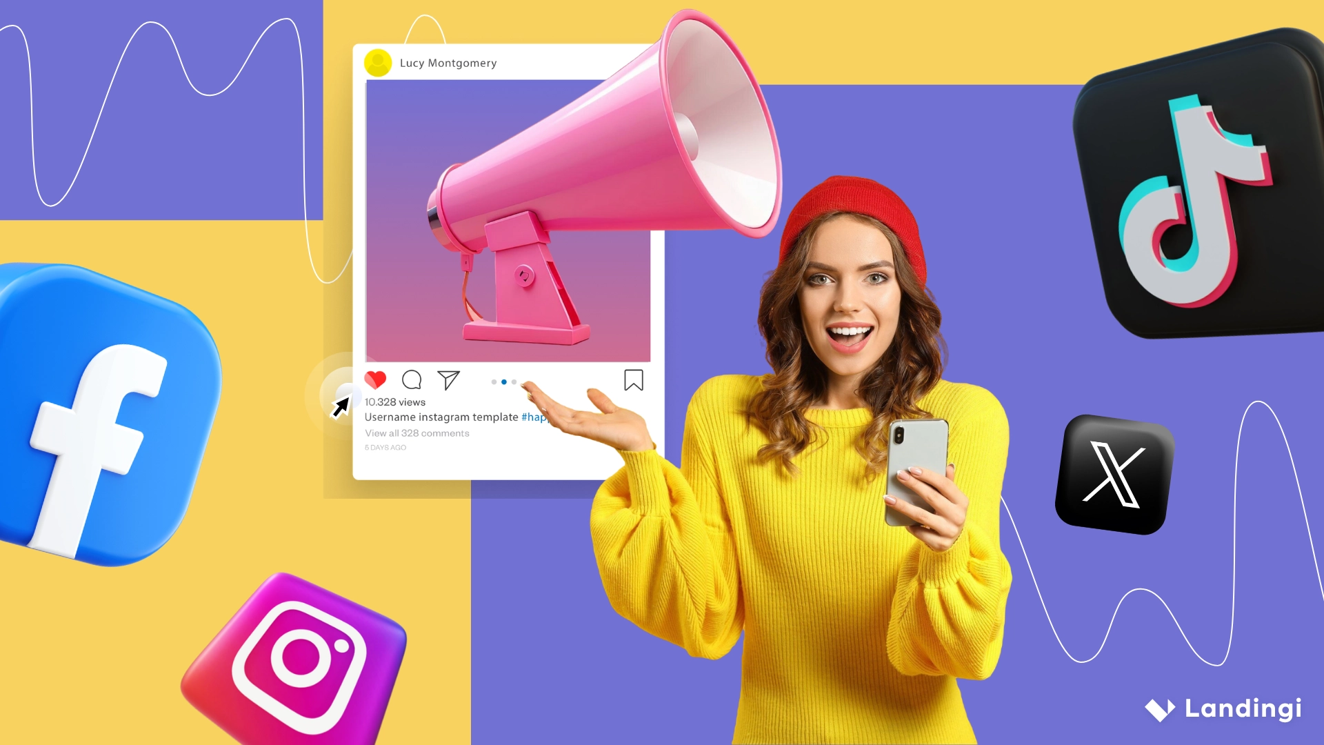 Social Media Marketing illustration